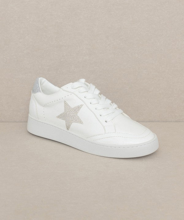 Julianne Rhinestone Star Sneakers