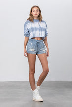 Load image into Gallery viewer, Effortless Comfort Denim Jogger Shorts
