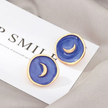 Load image into Gallery viewer, Drip Astral Earrings - Crescent Moon
