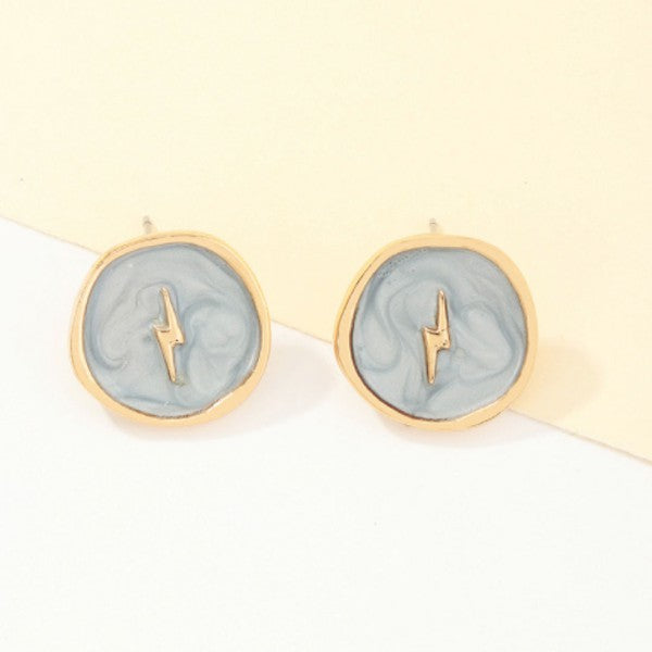 Drip Astral Earrings - Lightning Bolt