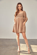 Load image into Gallery viewer, Breezy Crochet Babydoll Dress
