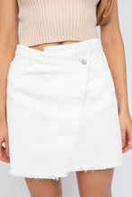 Load image into Gallery viewer, White Denim Mini Skirt
