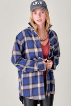 Load image into Gallery viewer, Oversized Plaid Flannel Shirt
