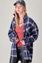 Load image into Gallery viewer, Oversized Plaid Flannel Shirt
