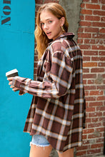 Load image into Gallery viewer, Oversized Plaid Flannel Shirt
