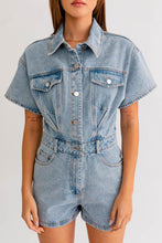 Load image into Gallery viewer, Summer Ready Denim Romper
