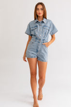 Load image into Gallery viewer, Summer Ready Denim Romper
