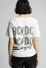 Load image into Gallery viewer, AC/DC Bolt Vintage Boyfriend Tee
