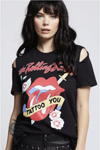 Load image into Gallery viewer, Recycled Karma The Rolling Stones Slit Sleeve Tee
