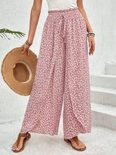 Load image into Gallery viewer, Tied Printed Wide Leg Pants
