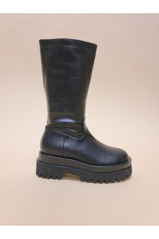 Mid Length Platform Boots