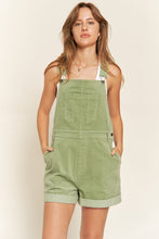 Load image into Gallery viewer, Corduroy Adjustable Strap Overall Shorts:  S-XL
