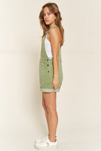 Load image into Gallery viewer, Corduroy Adjustable Strap Overall Shorts:  S-XL
