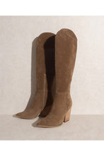 Load image into Gallery viewer, Clara Knee High Suede Boots
