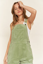 Load image into Gallery viewer, Corduroy Adjustable Strap Overall Shorts:  S-XL
