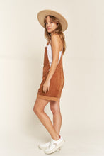 Load image into Gallery viewer, Corduroy Adjustable Strap Overall Shorts:  S-XL
