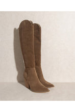 Load image into Gallery viewer, Clara Knee High Suede Boots
