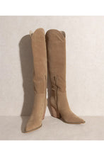 Load image into Gallery viewer, Clara Knee High Suede Boots
