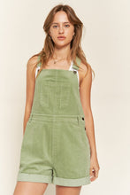 Load image into Gallery viewer, Corduroy Adjustable Strap Overall Shorts:  S-XL
