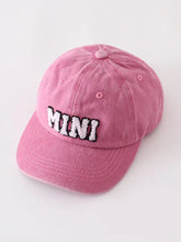 Load image into Gallery viewer, Pink &#39;Mama &amp; Mini&#39; Baseball Cap Set - Moon Blossom Boutique
