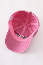 Load image into Gallery viewer, Pink &#39;Mama &amp; Mini&#39; Baseball Cap Set - Moon Blossom Boutique
