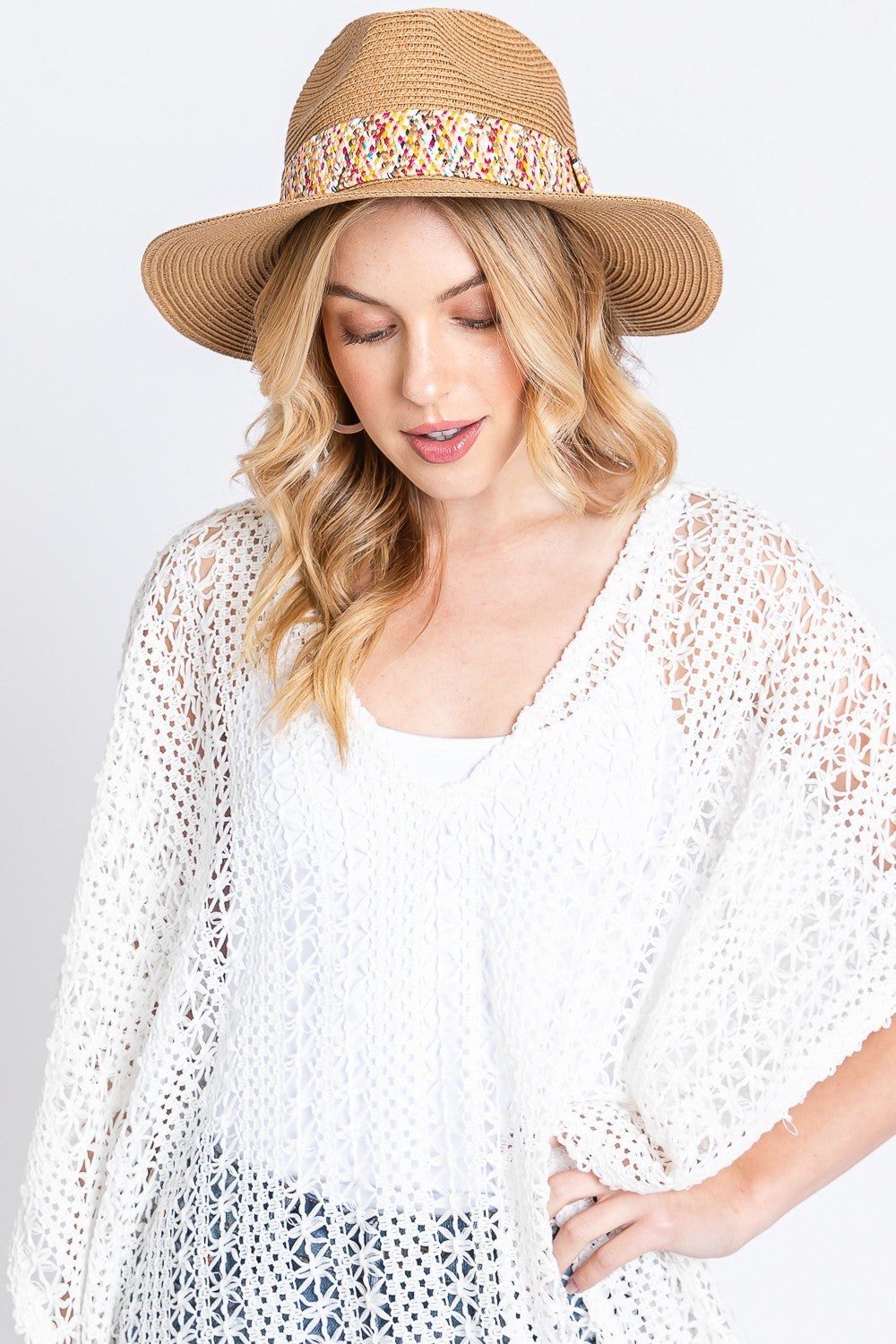 Wide Brim Straw Hat