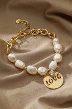 Load image into Gallery viewer, One Love Freshwater Pearl Bracelet
