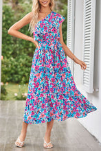 Load image into Gallery viewer, Ruffled Floral One Shoulder Dress
