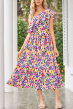 Load image into Gallery viewer, Ruffled Floral One Shoulder Dress
