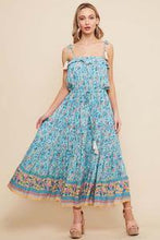 Load image into Gallery viewer, Forget Me Not Boho Midi Dress - Moon Blossom Boutique
