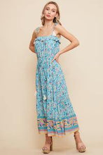 Load image into Gallery viewer, Forget Me Not Boho Midi Dress - Moon Blossom Boutique
