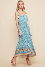 Load image into Gallery viewer, Forget Me Not Boho Midi Dress - Moon Blossom Boutique
