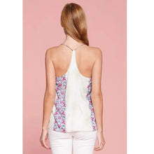 Load image into Gallery viewer, Pink Boho Print Tank Top with Racer Back - Moon Blossom Boutique
