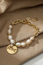 Load image into Gallery viewer, One Love Freshwater Pearl Bracelet
